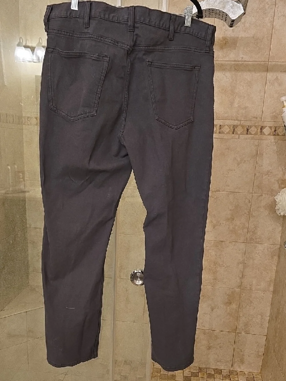 Old Navy Men's Charcoal Straight-Leg Pants